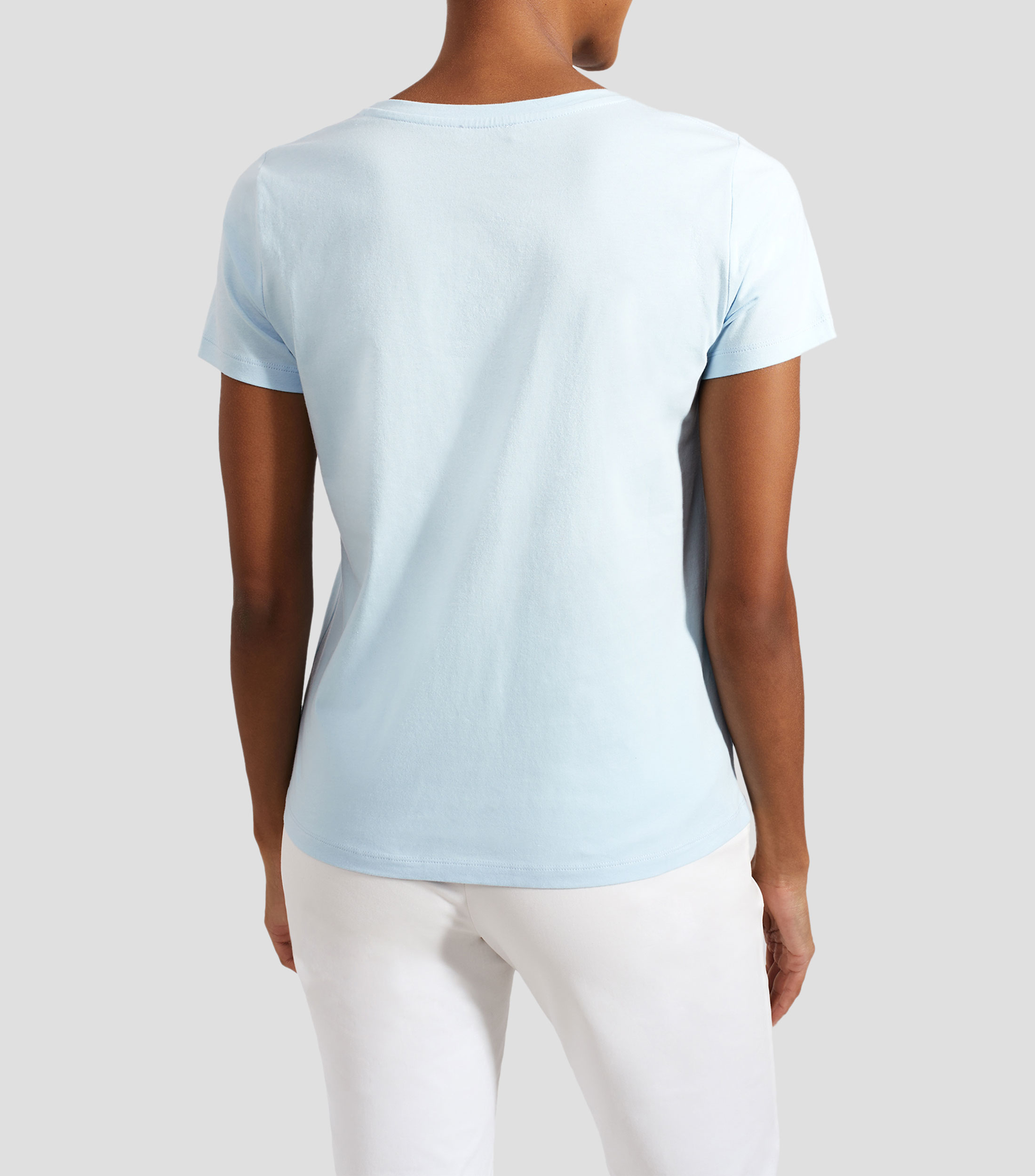 Playera cuello redondo manga corta Mujer